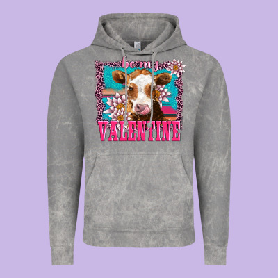 Be My Valentine With Guarnsey Vintage Hoodie Designed By Adodesignshop