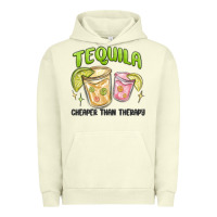 Pigment Pistachio tequila cheaper than therapy Urban Hoodie - MaliasSmallBusiness