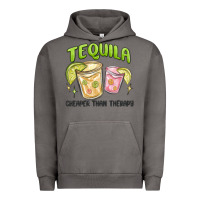 Pigment Tornado tequila cheaper than therapy Urban Hoodie - MaliasSmallBusiness