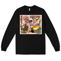 Black wild west western Long Sleeve Tee - Zillion Design Studio