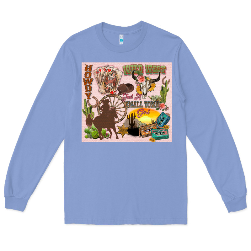Wild West Western Long Sleeve Tee by Zillion Design Studio | Teevron