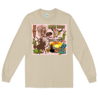 Mushroom wild west western Long Sleeve Tee - Zillion Design Studio
