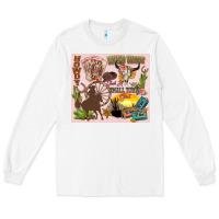 White wild west western Long Sleeve Tee - Zillion Design Studio