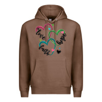 Chestnut faith hope love Premium Hoodie - MaliasSmallBusiness