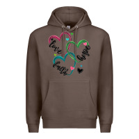 Coffee faith hope love Premium Hoodie - MaliasSmallBusiness