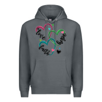 Rock faith hope love Premium Hoodie - MaliasSmallBusiness