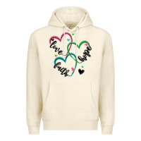 Sandshell faith hope love Premium Hoodie - MaliasSmallBusiness