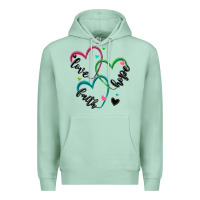 Seafoam faith hope love Premium Hoodie - MaliasSmallBusiness