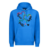 True Royal faith hope love Premium Hoodie - MaliasSmallBusiness