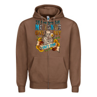 Chestnut i'll love you tillmy lungs give out i ain't lyin' Zipper Hoodie - Zillion Design Studio