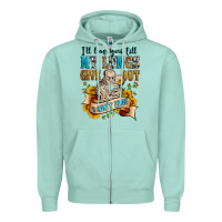 Seafoam i'll love you tillmy lungs give out i ain't lyin' Zipper Hoodie - Zillion Design Studio