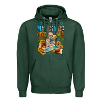 Sports Green i'll love you tillmy lungs give out i ain't lyin' Zipper Hoodie - Zillion Design Studio