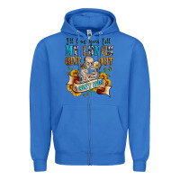 True Royal i'll love you tillmy lungs give out i ain't lyin' Zipper Hoodie - Zillion Design Studio