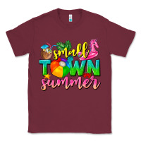 Burgundy small town summer tbw Classic Tee - texasbilliewilder