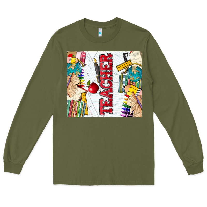 Teacher Long Sleeve Tee by Zillion Design Studio | Teevron