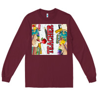 Burgundy teacher Long Sleeve Tee - Zillion Design Studio
