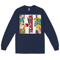 Navy teacher Long Sleeve Tee - Zillion Design Studio