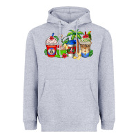 Heather Grey dominican republic coffee cups Heavyweight Hoodie - AdoDesignShop