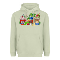 Matcha dominican republic coffee cups Heavyweight Hoodie - AdoDesignShop