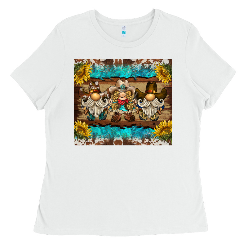 Western Gnome Tumbler Ladies Tee by BarkalooDesign | Teevron