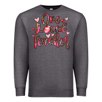 Charcoal Heather one loved teacher Premium Sweatshirt - JahusDesignShop