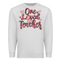 Dove Grey one loved teacher Premium Sweatshirt - JahusDesignShop