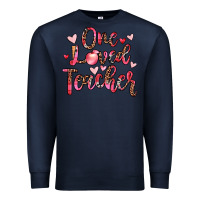 Navy one loved teacher Premium Sweatshirt - JahusDesignShop