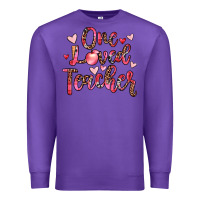 Purple one loved teacher Premium Sweatshirt - JahusDesignShop