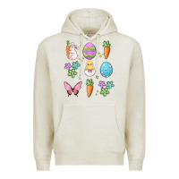Oatmeal Heather easter elementary Premium Hoodie - MaliasSmallBusiness