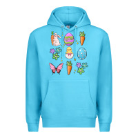 Ocean Blue easter elementary Premium Hoodie - MaliasSmallBusiness