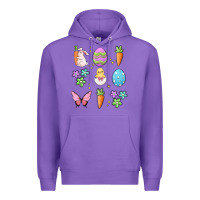Purple easter elementary Premium Hoodie - MaliasSmallBusiness