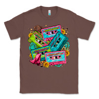 Chestnut 90's country cassette tapes Classic Tee - Zillion Design Studio