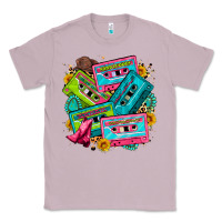 Lilac 90's country cassette tapes Classic Tee - Zillion Design Studio