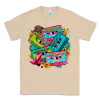 Mushroom 90's country cassette tapes Classic Tee - Zillion Design Studio