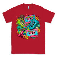 Red 90's country cassette tapes Classic Tee - Zillion Design Studio