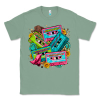 Sage 90's country cassette tapes Classic Tee - Zillion Design Studio