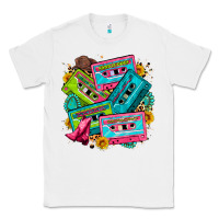 White 90's country cassette tapes Classic Tee - Zillion Design Studio