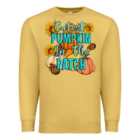 Antique Gold Cutest Pumpkin In The Patch Premium Sweatshirt - Artiststas