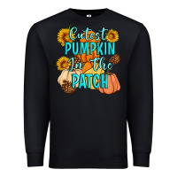 Black Cutest Pumpkin In The Patch Premium Sweatshirt - Artiststas