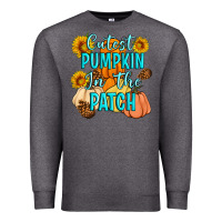 Charcoal Heather Cutest Pumpkin In The Patch Premium Sweatshirt - Artiststas