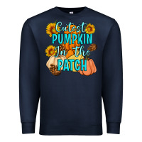 Navy Cutest Pumpkin In The Patch Premium Sweatshirt - Artiststas