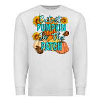 Oatmeal Heather Cutest Pumpkin In The Patch Premium Sweatshirt - Artiststas