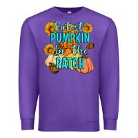 Purple Cutest Pumpkin In The Patch Premium Sweatshirt - Artiststas