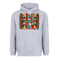 Heather Grey dominican republic brushstrokes Heavyweight Hoodie - AdoDesignShop