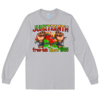 Moon Dust juneteenth free ish since 1865 Long Sleeve Tee - texasbilliewilder