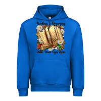 Cobalt reading is dreaming with your eyes open Urban Hoodie - NancyCooperArtShop