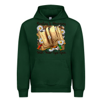 Forest Green reading is dreaming with your eyes open Urban Hoodie - NancyCooperArtShop