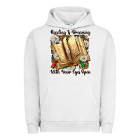Pigment Lunar Rock reading is dreaming with your eyes open Urban Hoodie - NancyCooperArtShop