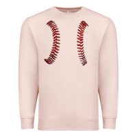 Pale Pink ball stitch Premium Sweatshirt - AdoDesignShop