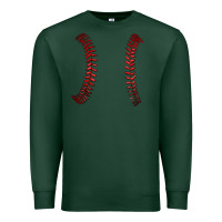 Sports Green ball stitch Premium Sweatshirt - AdoDesignShop